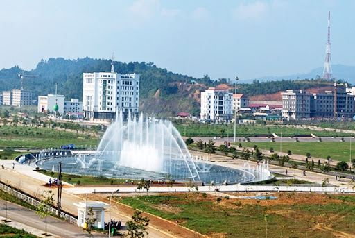 Lao Cai fountain
