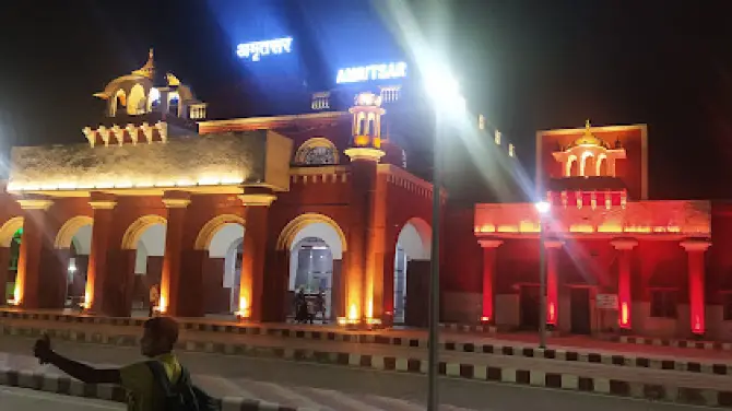 Indian Flag Railway Station Amritsar