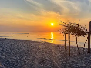 Eastern beach in Darłówko