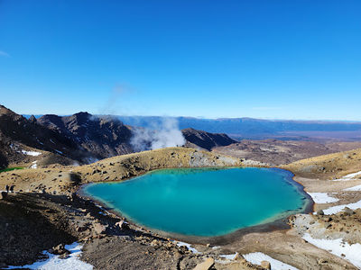 Tongariro Crossing Emerald Lake Lookout