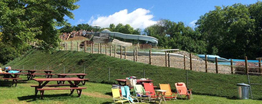 Breezy Picnic Grounds Waterslides
