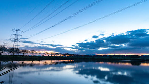 Hakojima Reservoir.