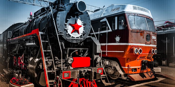 Музей железнодорожной техники на станции Сеятель