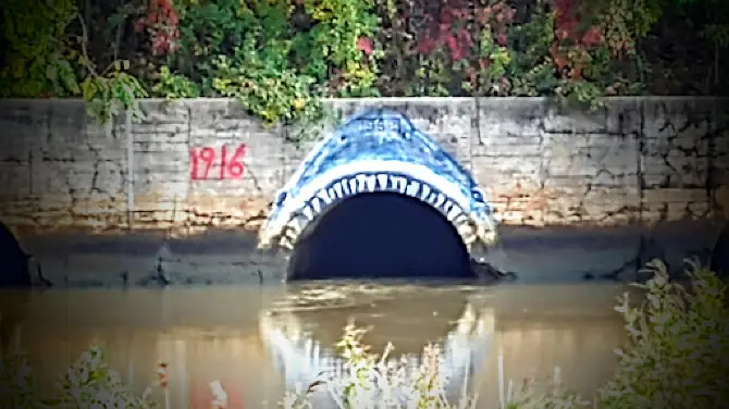 Matawan Man-Eater Mural