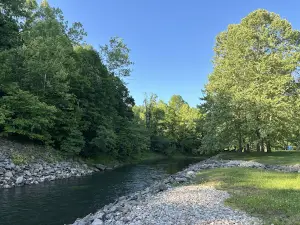 Yatesville lake spillway
