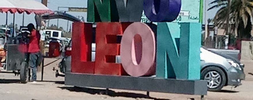 Letras Monumentales Ejido Nuevo León