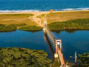 Ponte Pênsil Barra do Itapocu - Araquari SC