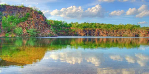 Porphyrkuppenlandschaft bei Landsberg