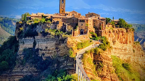 Viewing Deck on Civita di Bagnoregio