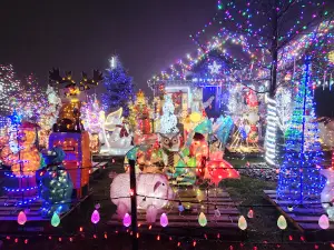 The Griswold Ilderton Christmas Display