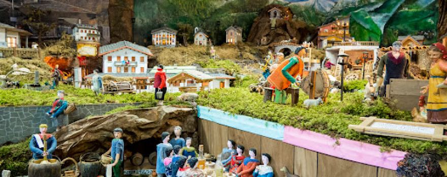 Mostra meccanizzata "Vita contadina d'Antan a Pontey (Valle d'Aosta)"