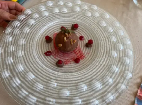 Corallo-cucina sul mare