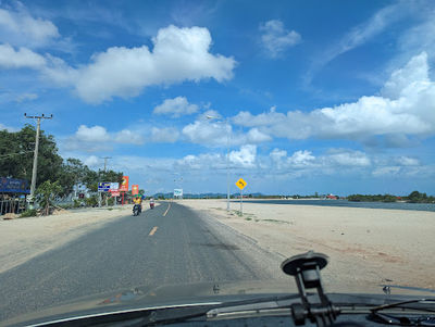 Kampot River beach