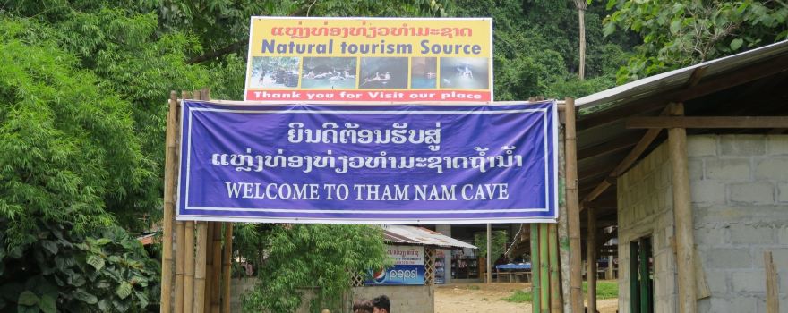 ຖຳ້ນຳ້ Tham Nam (Water Cave)