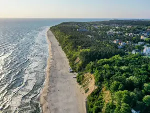 Plaża w Jastrzębiej Górze