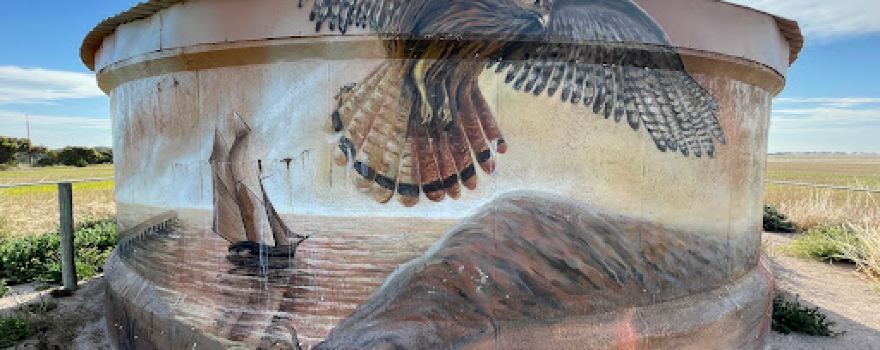 Port Moorowie Water Tank Art