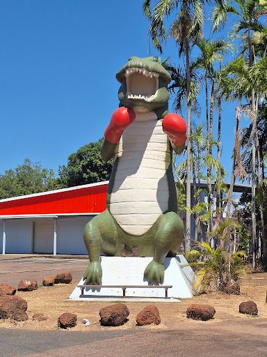 The Big Boxing Crocodile