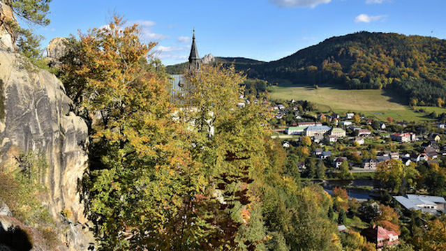 The ruin of the rock castle Vranov