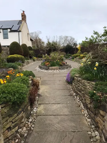 The Lindisfarne Gospel Garden