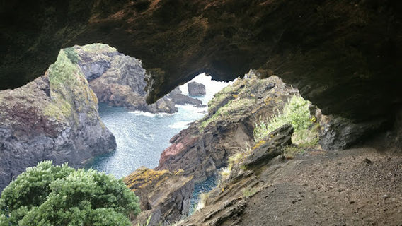 Lookout viewpoint of Whales of the Chapels