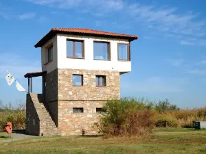 Birdwatching Tower at the Wetland of Nea Agathoupoli