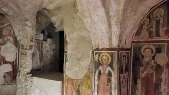 Romanic Crypt of the Sacred Mountain Shrine of Varese - Italy