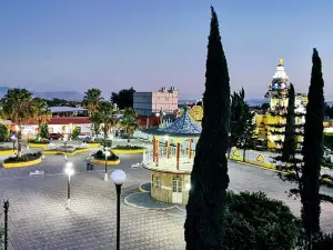KIOSKO DEL PARQUE DE SAN HIPOLITO XOCHILTENANGO TEPEACA PUEBLA