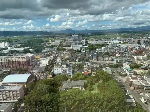 鄰近久留米市役所的酒店