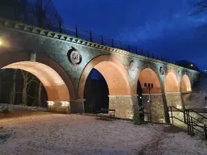 The historic Bridge Over Boruja Bytow