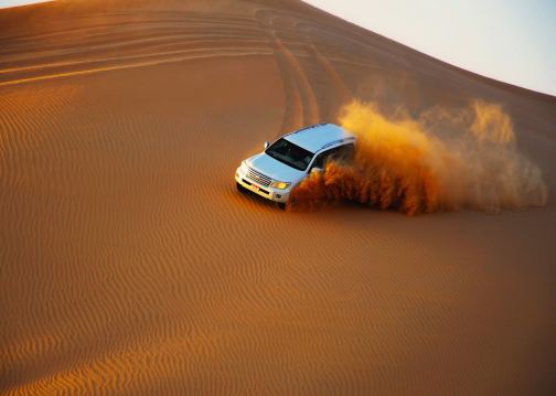 Desert Safari Abu Dhabi - Capital Gate Desert Camp