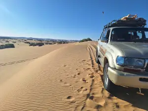 White Desert Camping
