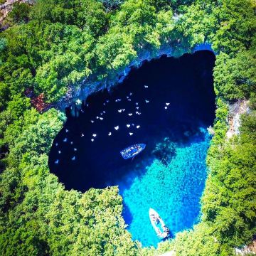 Melissani Cave Lake