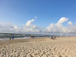 Plaża przy Porcie Rybackim