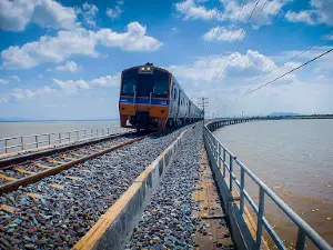 Floating Train at Pa Sak Jolasid Dam