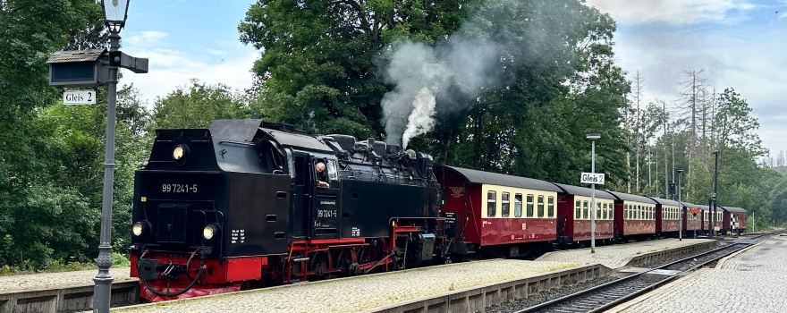 Zugfahrt zum Brocken