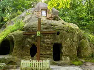Cave Monastery in Rozhirche