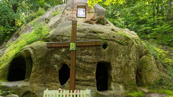 Cave Monastery in Rozhirche