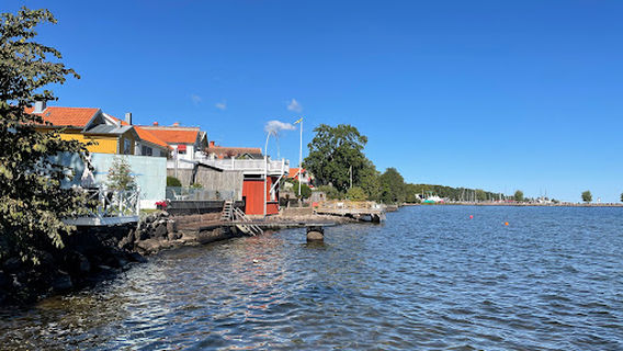 Strandpromenaden i Hjo