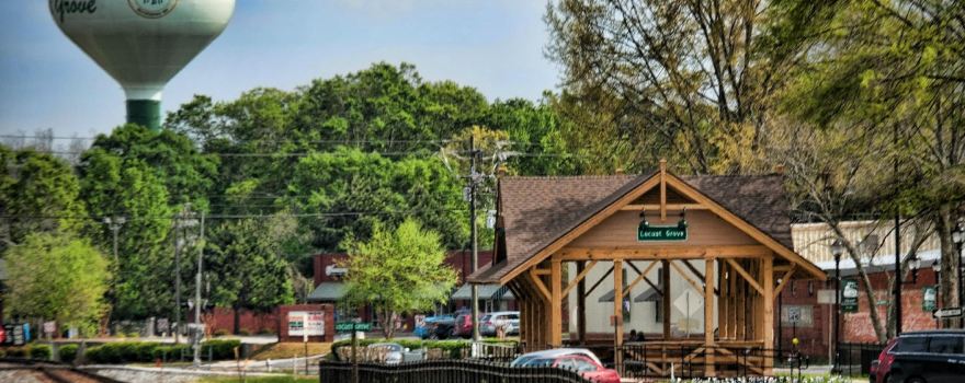 Locust Grove Train Viewing Platform