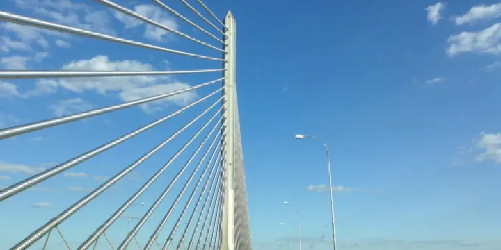 Veterans Glass City Skyway bridge