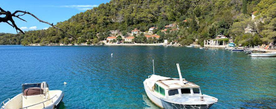 National park Mljet entrance and ticket stand