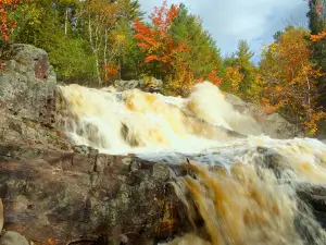 Scenic waterfalls