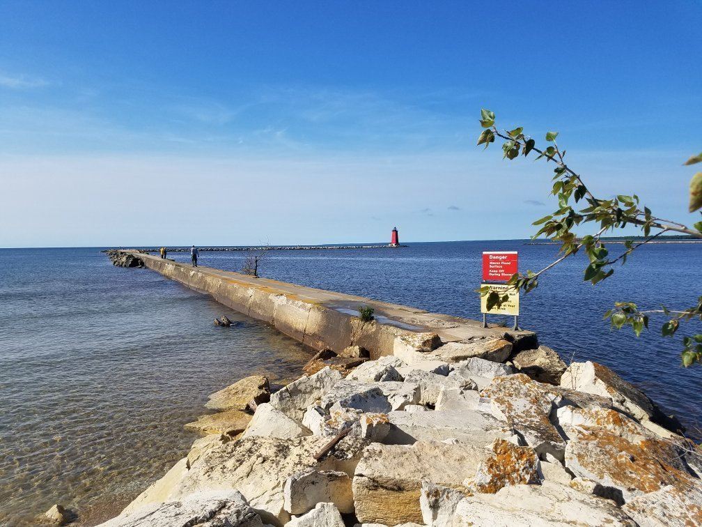 The Manistique Boardwalk and River Walk