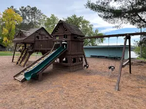 Moose lake public beach and playground