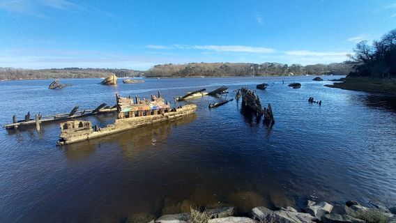 Cimetiere de Bateaux de KERHERVY