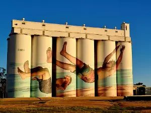 Colour Tumby Silo Art