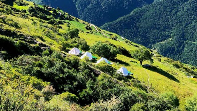 Cloud Sea Pastoral Mountain Camping Site