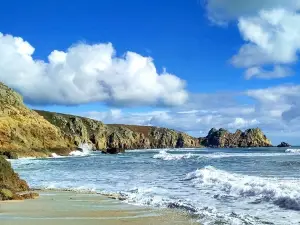 Porthcurno Beach