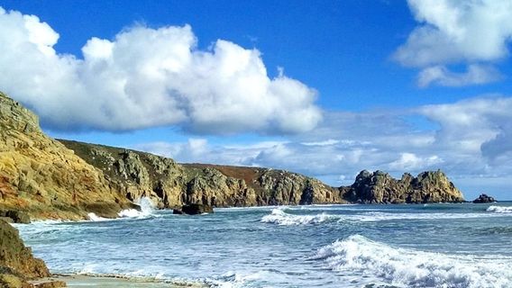 Porthcurno Beach