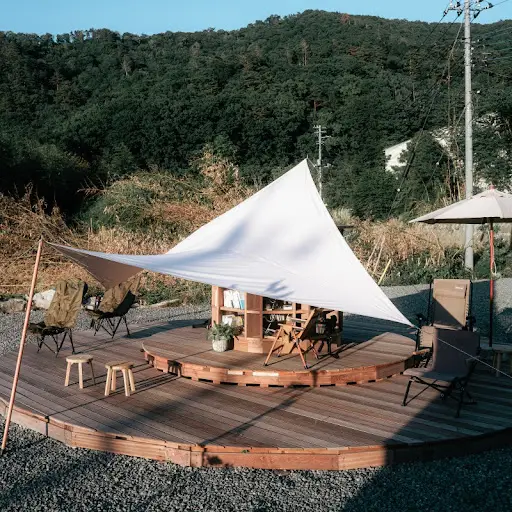 Camping in Yamanashi Prefecture